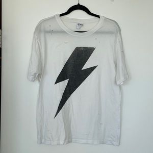 Letluv Distressed Graphic T-Shirt | Size Small